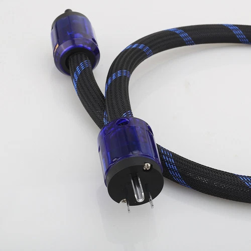 High-End Rot Kupfer US Stromkabel AC Hifi Audio Netzkabel Dreipoliger Kaltgerätestecker - Bild 4 von 7