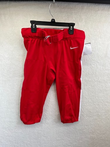 red nike football pants