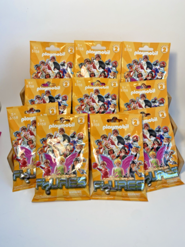 2011 Playmobil # 5158 - Series 2 Mystery Packs Sealed - Lot of 10 Girl Figures