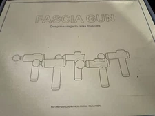 NEW Fascia Deep Tissue Massage Gun Vibration Relaxation Pain Relief Therapy