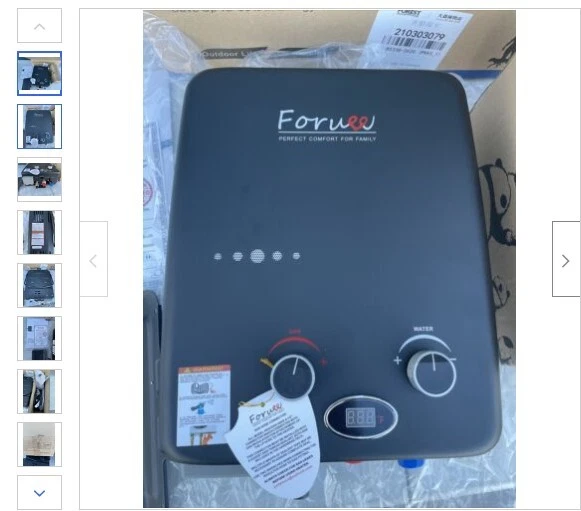 Foruee FOR5L 1.32 GPM Portable Gas Tankless Water Heater | eBay