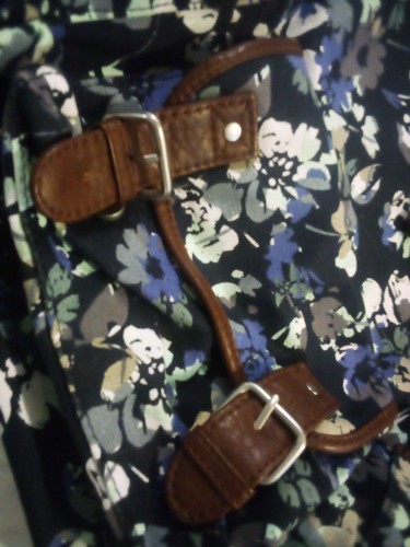 Aeropostale backpack school travel handbag bag-- floral - Picture 4 of 7