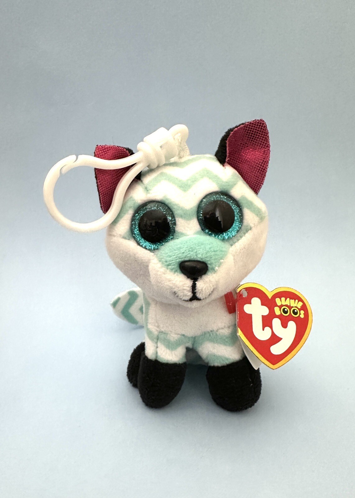 TY Beanie Boos Piper Fox Cub 4” Keyring With Tags