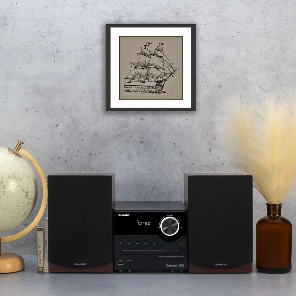 Sharp XL-B512 Micro Component Wireless Bluetooth Audio Streaming - Image 4 of 4