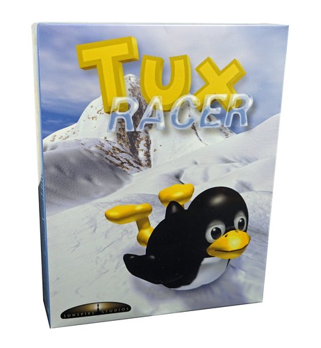 Gioco per PC Tux Racer - guarda Tux il pinguino correre giù per le montagne innevate - Foto 1 di 5