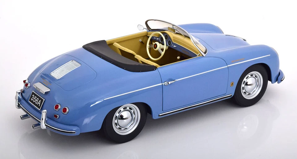 KK Scale 1/12 PORSCHE 356 A SPEEDSTER 1955 LIGHTBLUE - KKDC120095 - Immagine 2 di 4