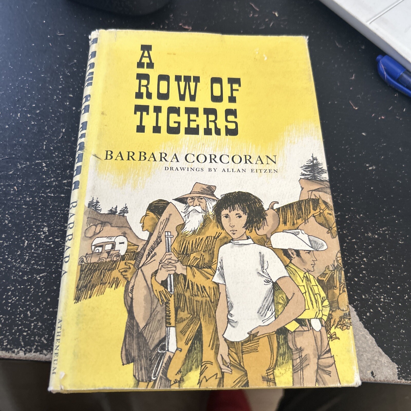 FILA A Row Of Tigers By Barbara Corcoran;illustrated By Alan Eitzen. HC Dust Jacket.