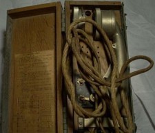 Field Telephone Indiana OTHER Original Ww2 Japanese Collectibles
