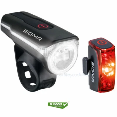 SIGMA AURA 60 INFINITY USB AKKU FAHRRAD LICHT LAMPEN LEUCHTE RÜCKLICHT STRAHLER - Bild 1 von 4