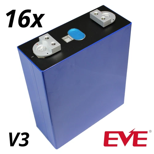 16x EVE V3 LF280K LiFePO4 3.2V 280Ah (~315Ah) +8000x Zelle Lithium-Eisenphosphat