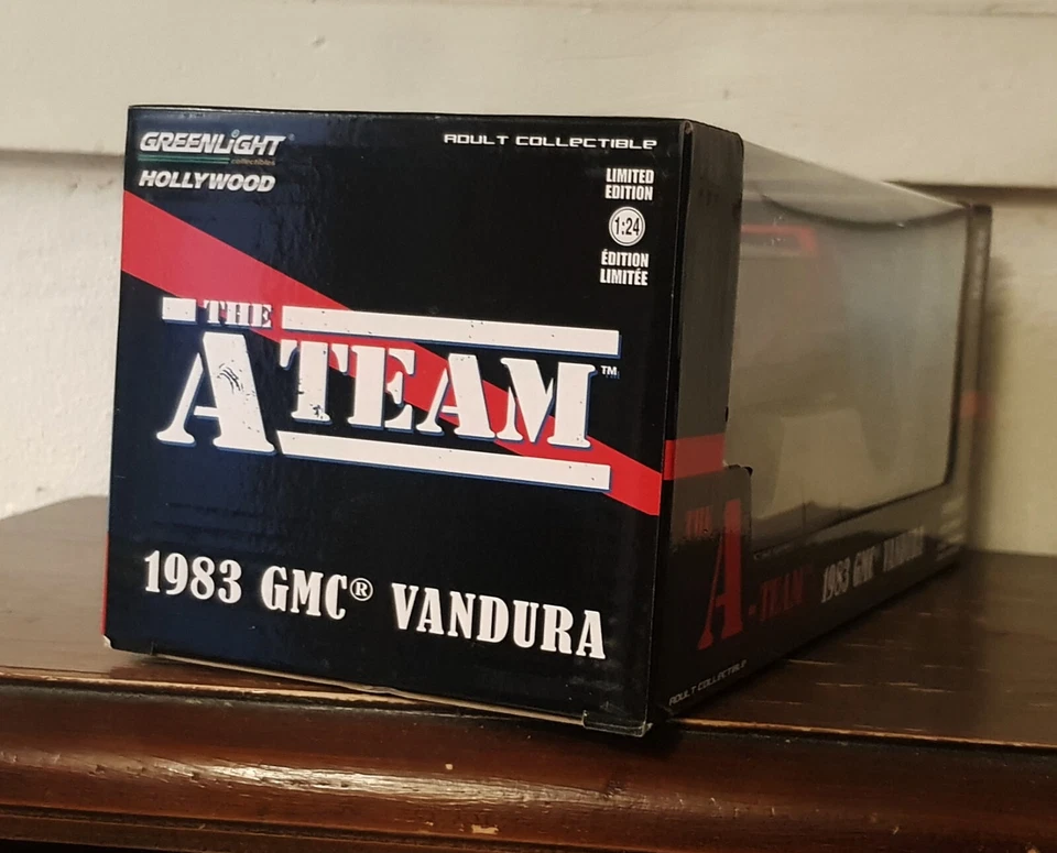 A-TEAM A VAN  1983 GMC VANDURA 1/24 Greenlight Hollywood - Immagine 3 di 4