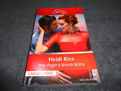 THE VIRGIN'S SHOCK BABY by Heidi Rice (Paperback, 2017)  MILLS & BOON BOOK