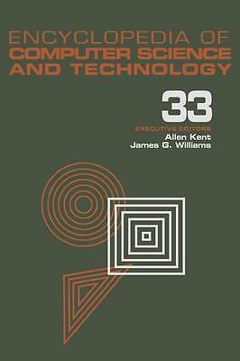 Encyclopedia of Computer Science and Technology: Volume 33 - Supplement 18: Cas