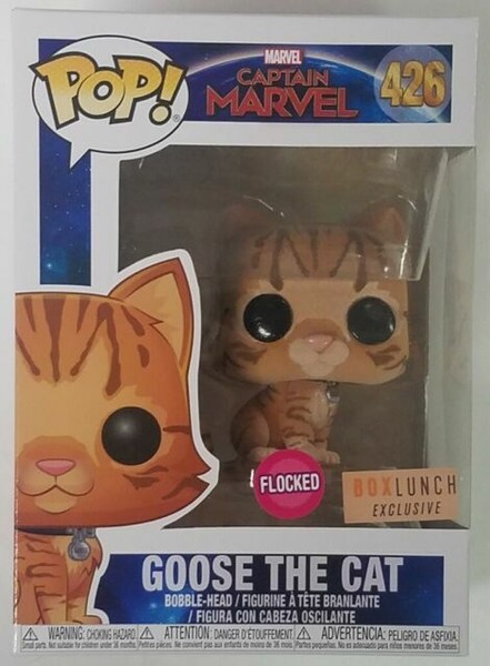 goose the cat flocked