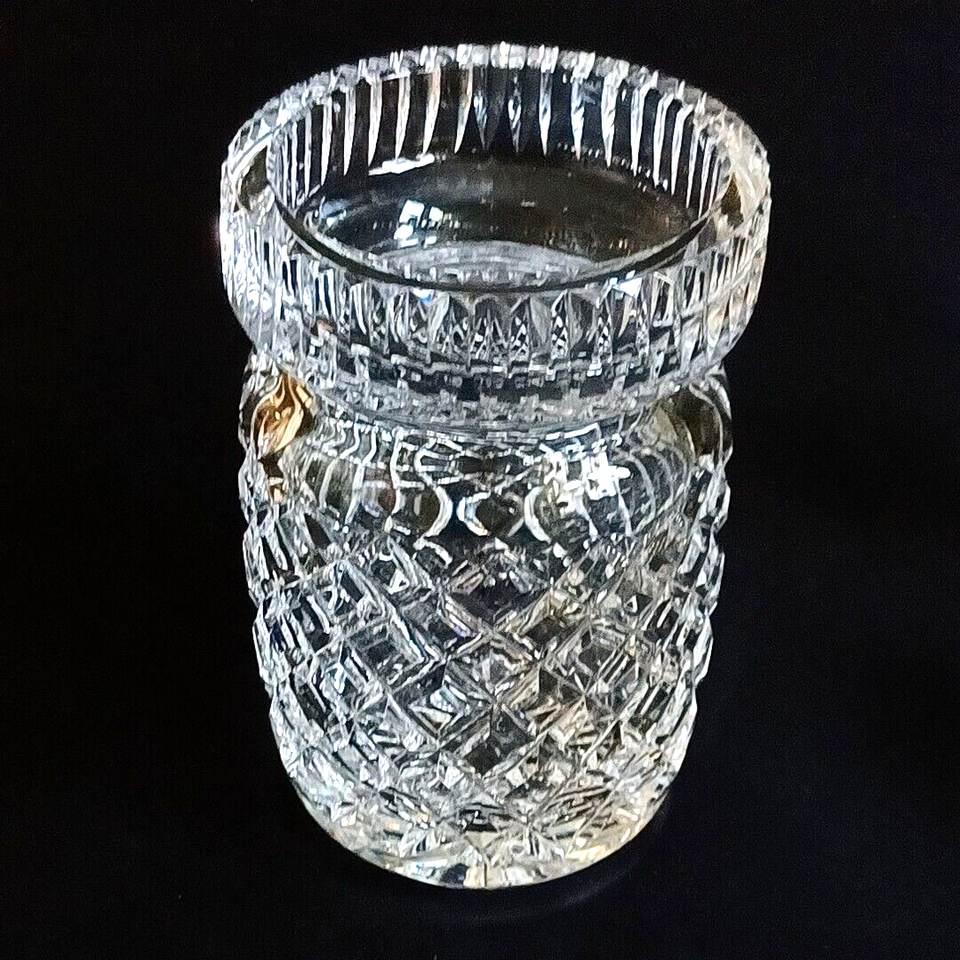WATERFORD BISCUIT JAR, Cut Lead Crystal, Made in Ireland, NO LID eBay
