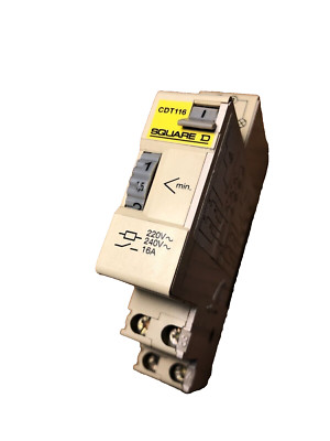 SQUARE D OFF DELAY TIMER CDT116 16A 1-7 MINUTEN 240V CDT 116 1 POLIG