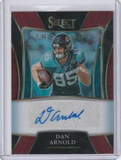2021 Panini Select Football NFL Dan Arnold Signatures /75 #SSP-DAN