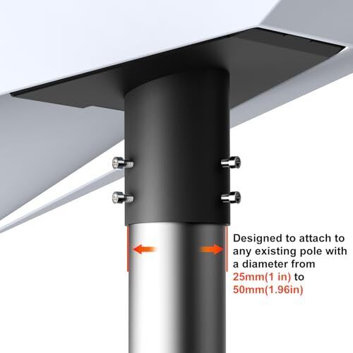 Starlink Gen 3 Pipe Adapter, Pole Mount Adapter Mounting Kit, Compatible with - Picture 4 of 7