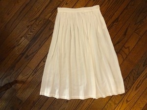 Melrose White Pleated Skirt Size 10 | eBay