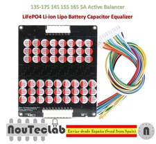 17S 5A Li-ion Lifepo4 LTO Lithium Active Equalizer Balancer Capacitor 13S-17S