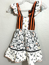 Boutique Girls Size 3Y Mixed Pattern Halloween Dress