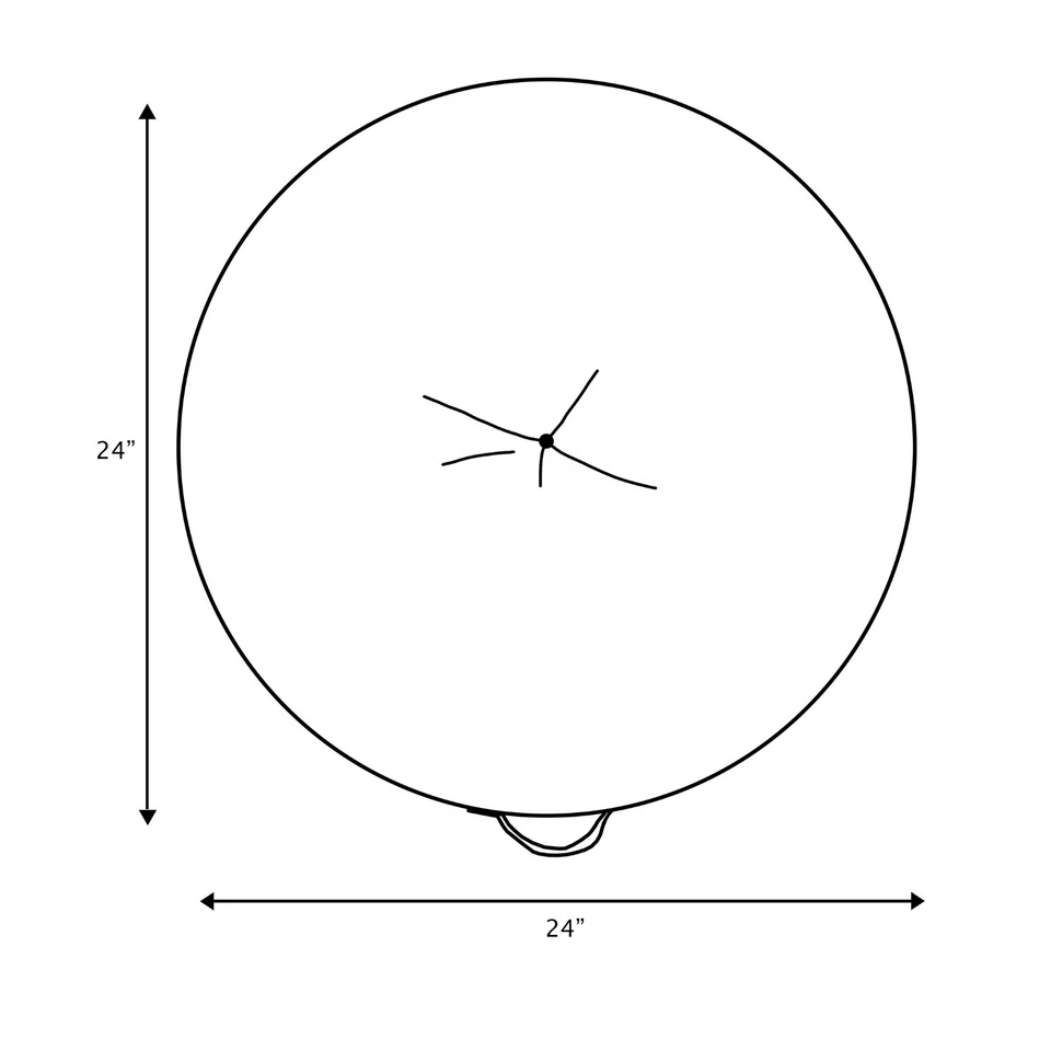 Sorra Home Sensibility Spring Outdoor Tufted Floor Pillow Single 24 in - Image 4 of 4