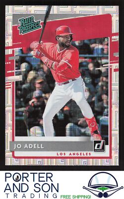 Jo Adell 2020 Donruss Rated Prospects Vector #RP-3 Los Angeles Angels