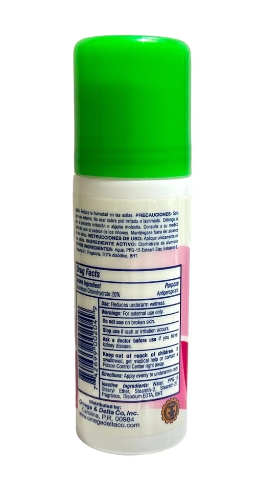 Odorono Roll On Desodorante Antitranspirante FRESCO - Paquete de 12 Foto 2 de 2