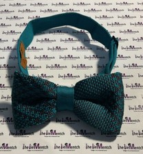 ArGail Turquoise Woven Design Pre-Tied Adjustable Bow Tie BRAND NEW