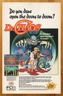 1991 Dr. Chaos NES Nintendo Vintage Print Ad/Poster Authentic Video Game Pop Art