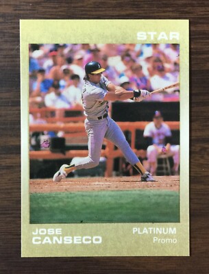 jose canseco limited edition card Jose Canseco 1987 Fleer Limited Edition Series Card #6