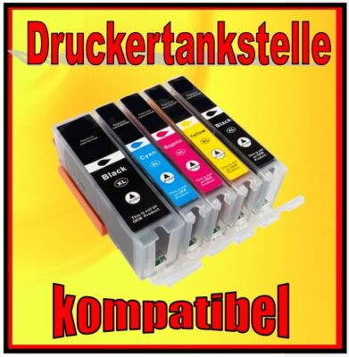 Supply Guy 6 Druckerpatronen XXL Kompatibel Mit Canon PGI-580/CLI-581 – Für Pixma TS-Serie