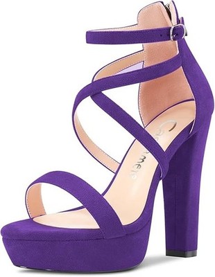 Gr.37 Castamere-Sandalen mit hohem Absatz,Plateau,offener Zehenpartie,gekreuzten