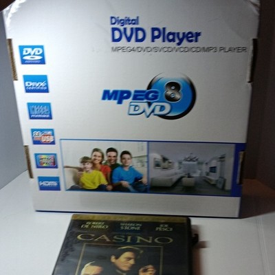 MPEG4 DVD Player DivX Certified HDMI USB 2.0 Plays DVD SVCD VCD CD MP3