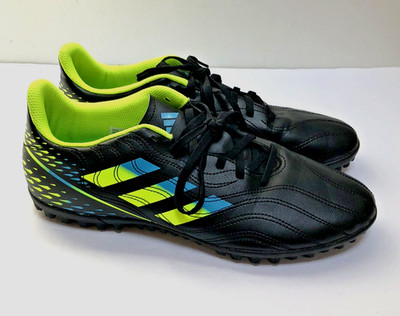Adidas Copa Sense.4 Black Blue Green Turf Soccer Shoes Men's 10 1/2
