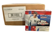 2026 Topps Chrome Baseball Jumbo 8 Box Case #QZ