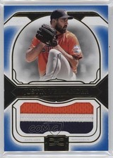 2024 Topps Definitive Collection Jumbo Relic Blue 10/30 Justin Verlander 00er