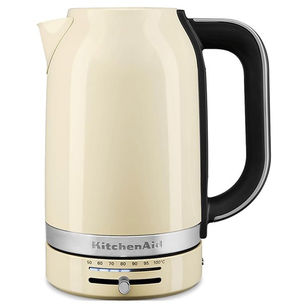 Bouilloire lectrique KitchenAid 5KEK1701EAC crme avec temprature rglable 1,7