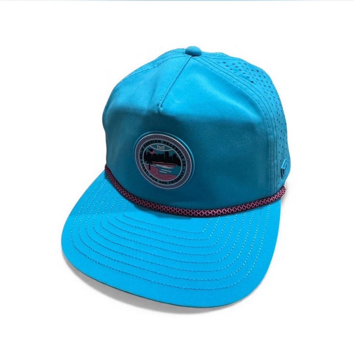 MELIN Hydro Coronado Drip Hat Cap Lagoon Blue SZ 58 cm RARE 🔥 image 4