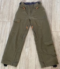 Scott Snow Pants Olive Green Fabric Size Small