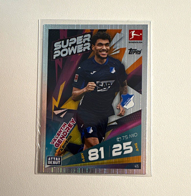 Topps Match Attax 2025/26 Valentin Gendrey TSG Hoffenheim Super Power #475