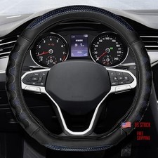 Car Steering Wheel Cover 15 Inch Steering Wheel Cover Men Woman Anti-slip Blue