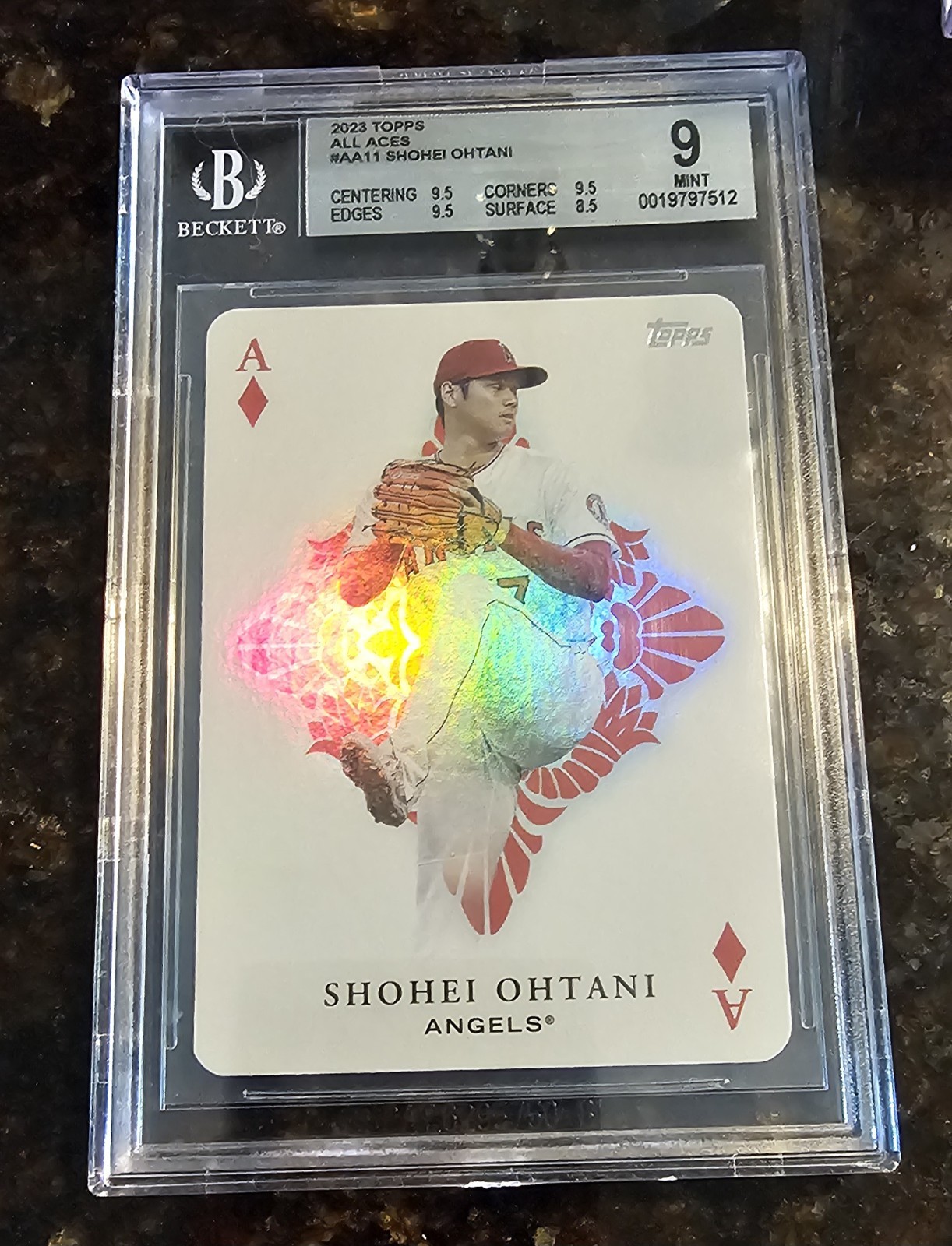 2023 Topps Series 1 - All Aces Shohei Ohtani #AA-11 BGS 9.0