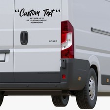Custom Vinyl Stickers LARGE Size - Personalised Business Car Van Window Graphic