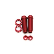 SPTST3766XR ALUMINUM BIG BORE THREADED REAR SHOCK BODIES: RED (2)
