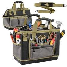 The Ryker 16-inch Large Tool Bag Heavy Duty Tool Bag Organizer for 16-Inch