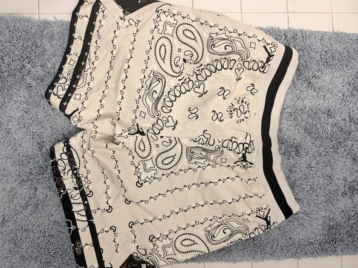 Air Jordan x Travis Scott Paisley Shorts 'Orewood' Pattern, DO4099