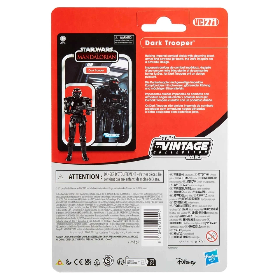 Figura 2024 STAR WARS THE VINTAGE COLLECTION VC271 DARK TROOPER 3,75" NUEVA Leer Foto 3 de 4