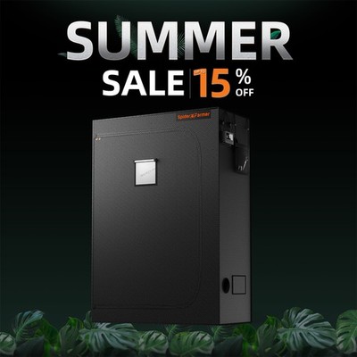 Spider Farmer Growzelt Indoor Grow Tent 70x140x200cm High Reflective 1680D