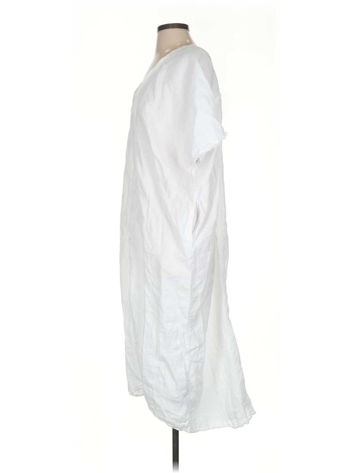 Zara Women White Casual Dress S thumbnail 4